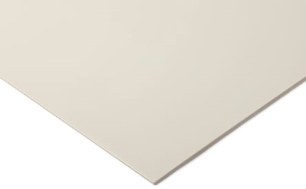 Styrenplade hvid 50x70 cm